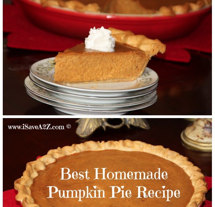 Pumpkin Pie Recipe
